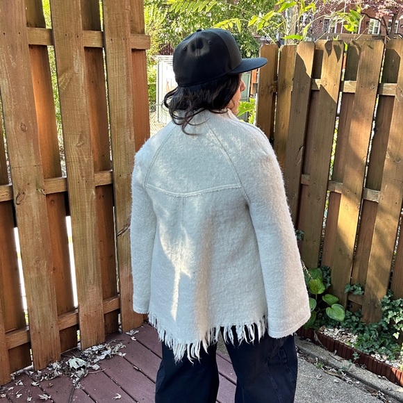 Designer Wool Blanket Jacket OOAK - Picture 8 of 13